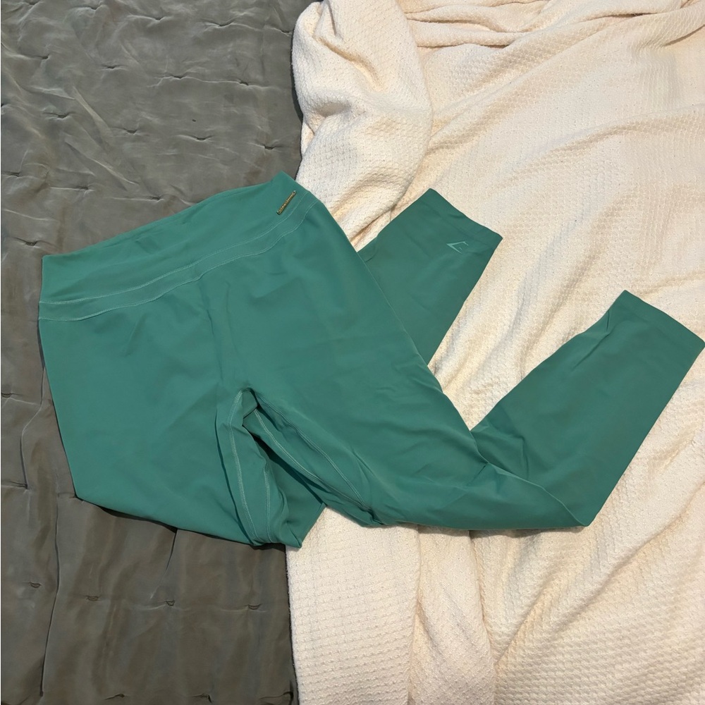 Gymshark Whitney High Rise Leggings - Palm Green - Picture 4 of 4